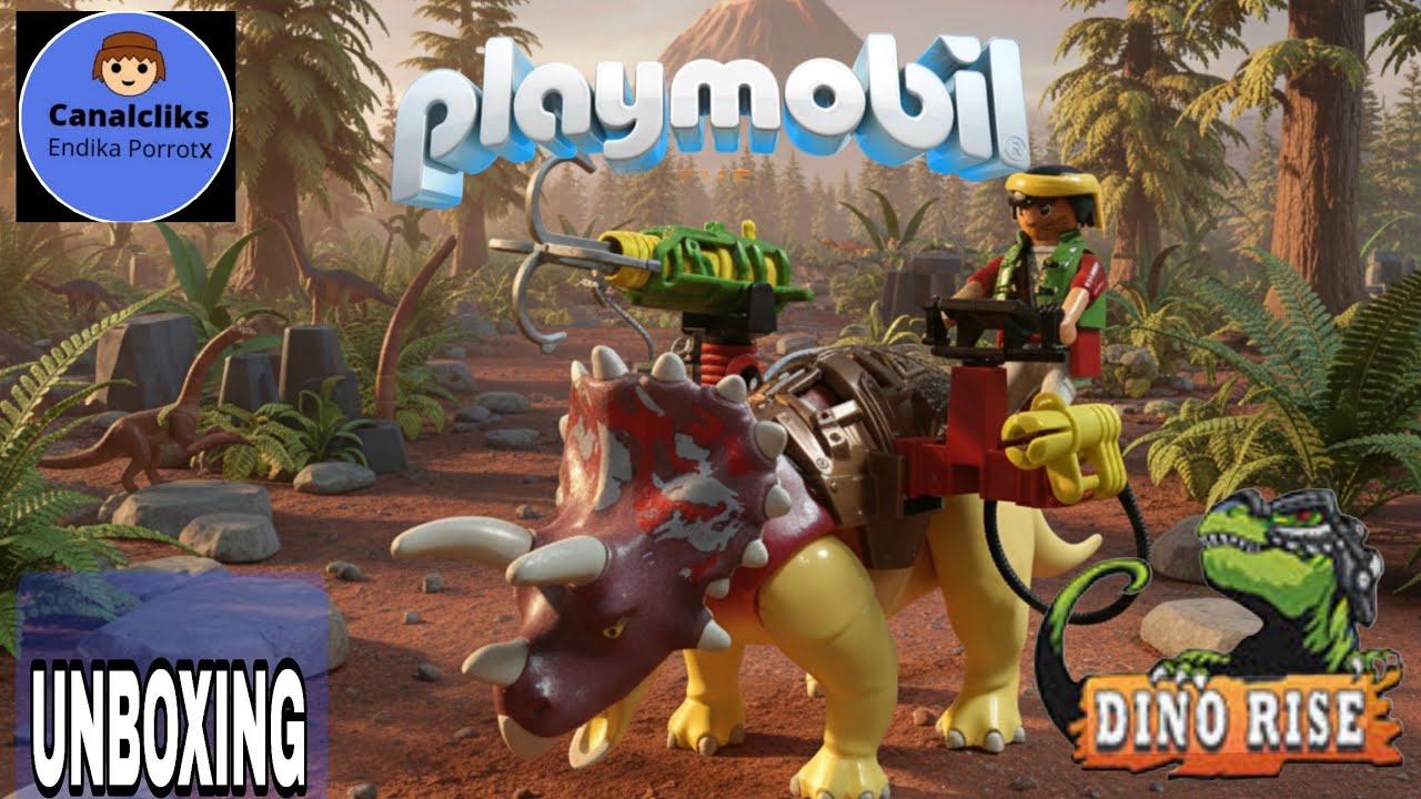 DINO RISE. Unboxing TRICERATOPS. Playmobil. 71262.