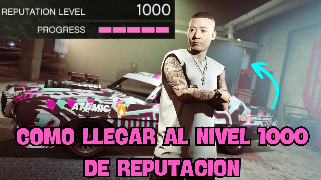 Como llegar al nivel 1000 de Reputación en el Club de coches de LS Gta 5 Online