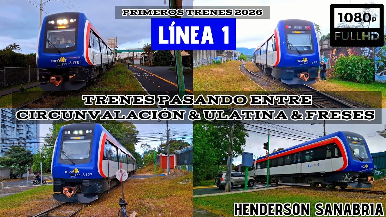 Trenes Urbanos servicio San José - Cartago || Trenes Sencillos