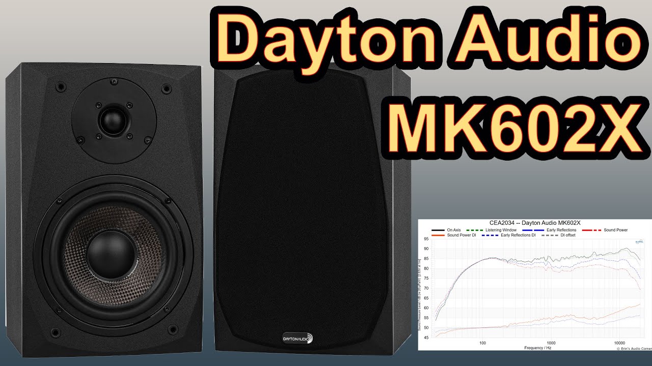 Обзор новой полочной акустической системы Dayton Audio MK602X по цене $150 за пару