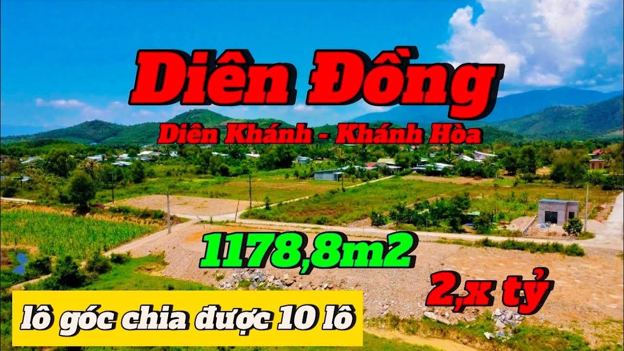 Đất Diên Khánh chỉ 2,x tỷ phù hợp chia 10 lô #bdsdienkhanh #batdongsan 