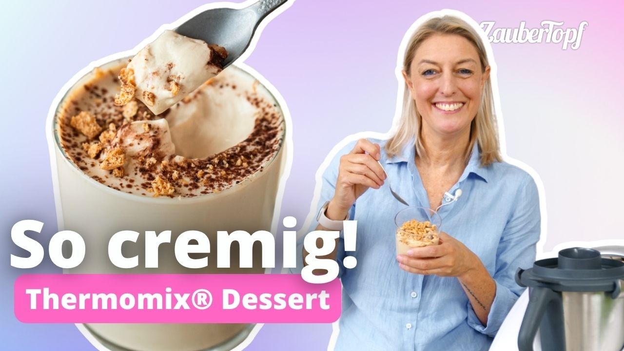☕️🍦Die CREMIGSTE Cappuccino Creme ever! | nur 5 Min. & 5 Zutaten | Thermomix® Rezept