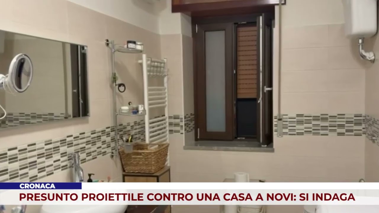 CRONACA. PRESUNTO PROIETTILE CONTRO UNA CASA A NOVI: SI INDAGA