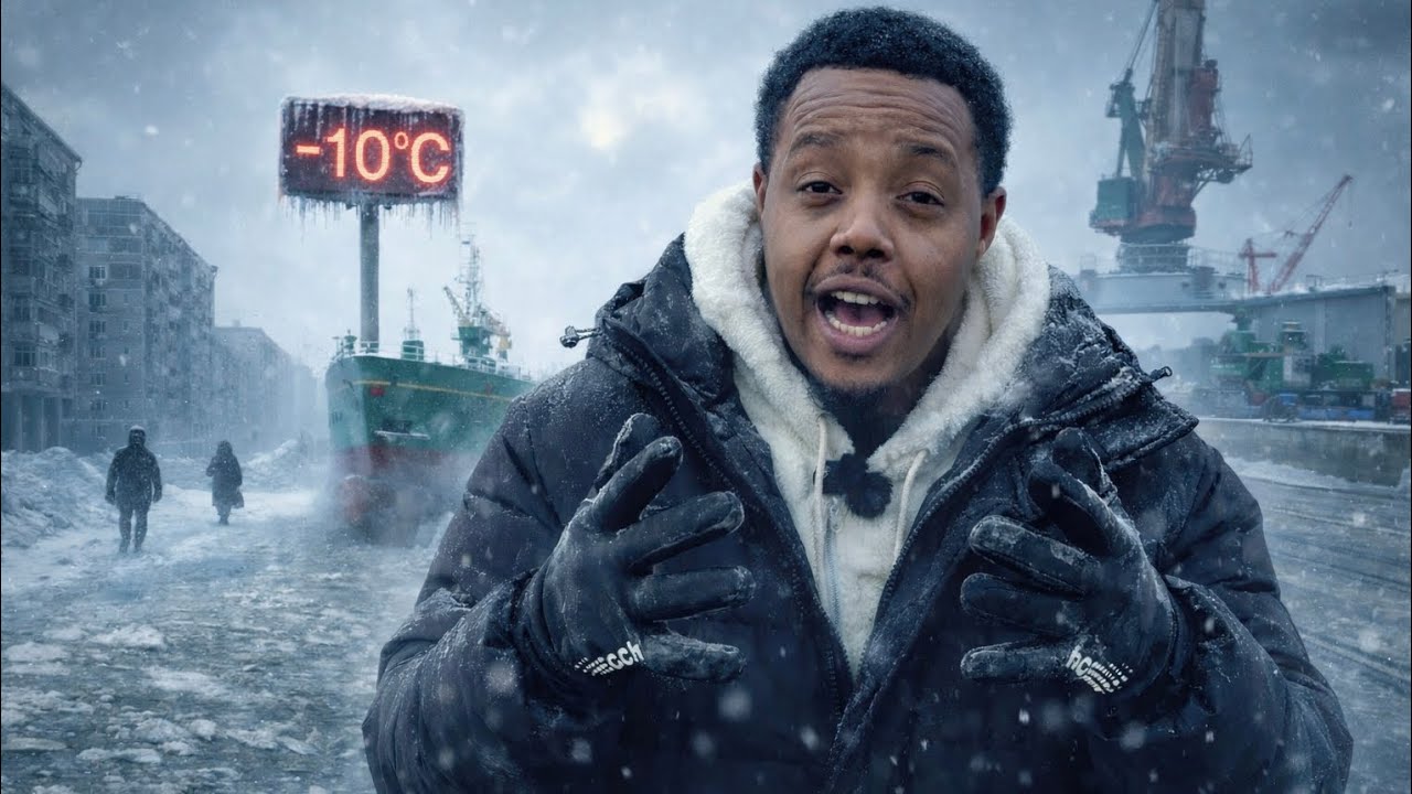 Ik en mijn vrienden die het ontzettend koud hebben. We wilden naar een ijskoude stad 🥶❄️🥶