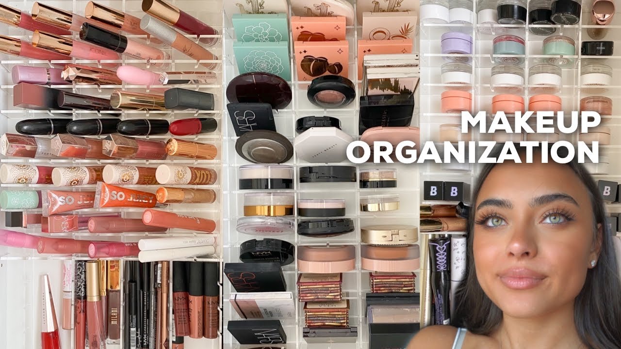 ORGANIZING MY MAKEUP + SKINCARE COLLECTION! *satisfying*
