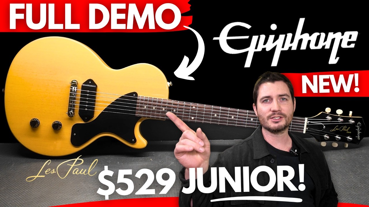NEW Epiphone Les Paul Jr FULL DEMO