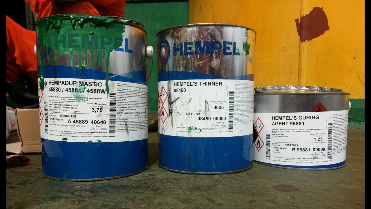 Tutorial mencampur cat thinner dan curing