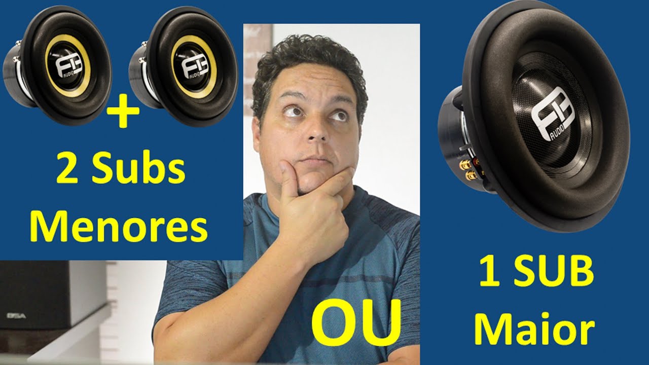 Qual Escolher: 2 Subs 8