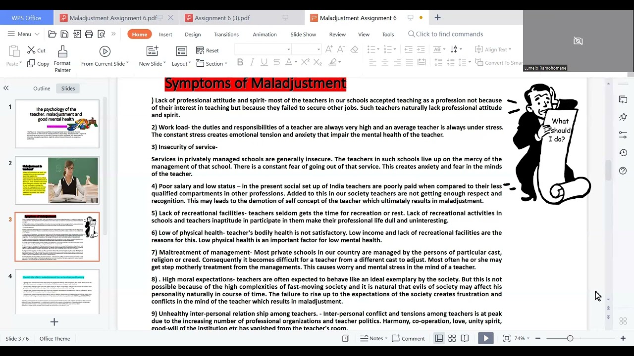Maladjustment