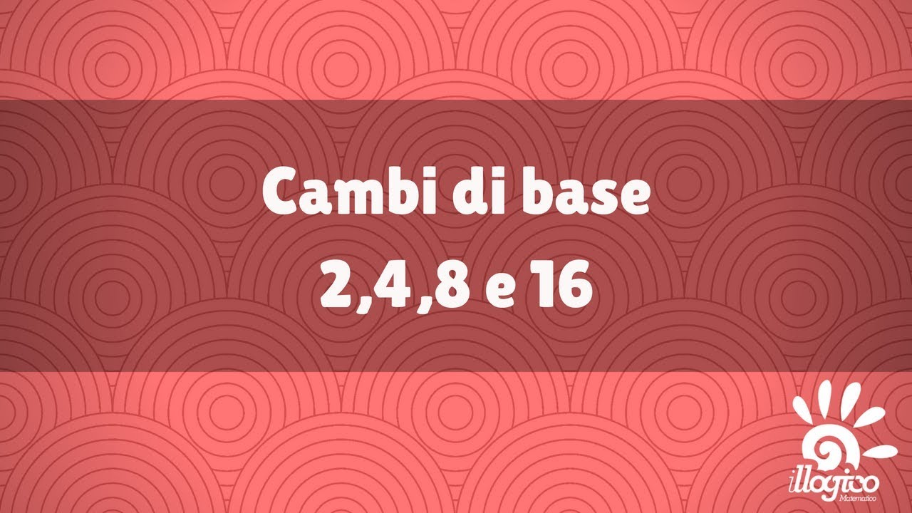 Cambi di base 2,4,8 e 16