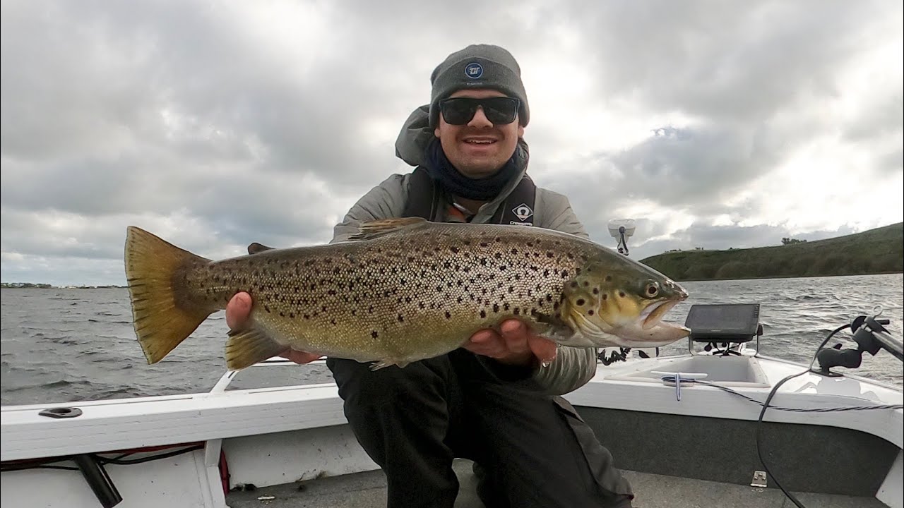 Catching Big Brown Trout Stillwater Fly Fishing | Lake Purrumbete, Victoria