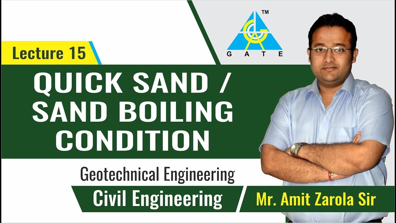 Quick Sand / Sand Boiling Condition | Lecture 15 | Geotechnical Engineering