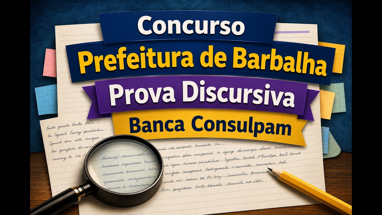 Prova Discursiva - Concurso Prefeitura de Barbalha - Banca Consulpam
