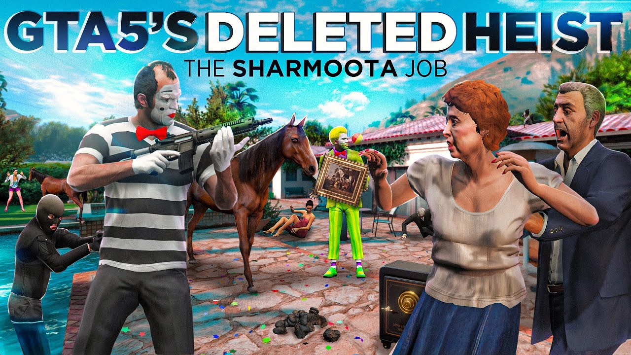 I Restored GTA 5's Cut Heist You Never Got To Play! - Sharmoota Job