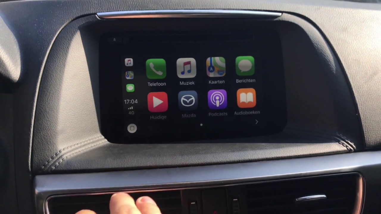 Mazda CX-5 (2016) retrofit installed Apple Carplay