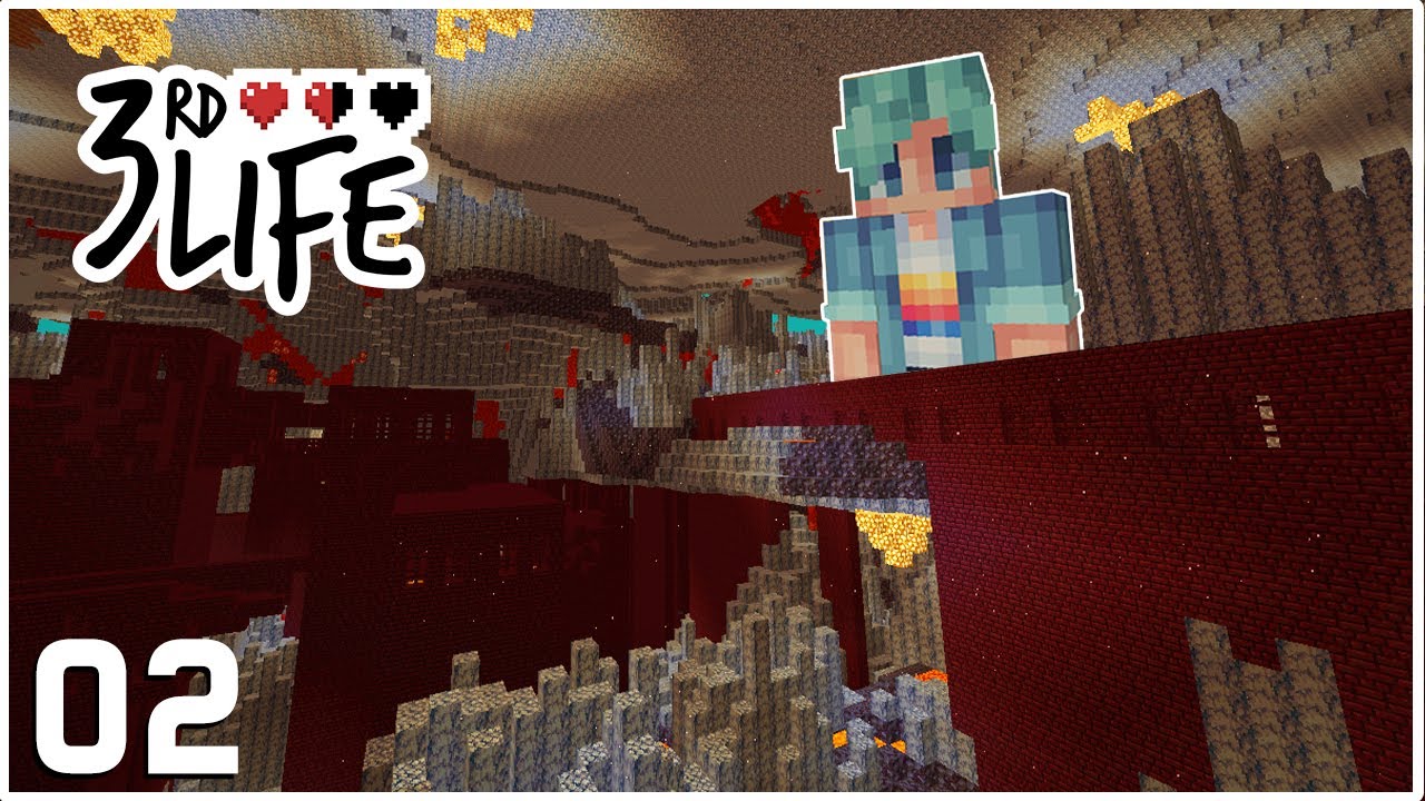 The Nether Is MINE Now! - Minecraft 3rd Life SMP - Ep.2