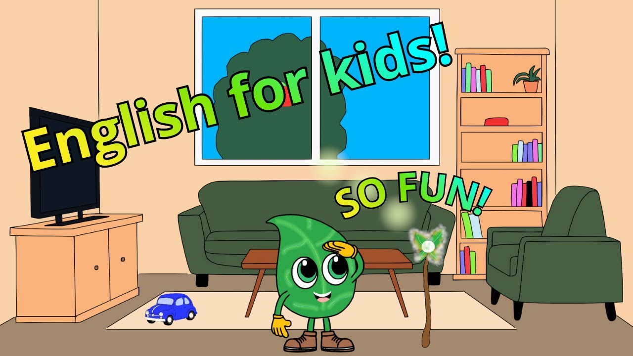 Leafy & Spark learning English - Finding objects 1