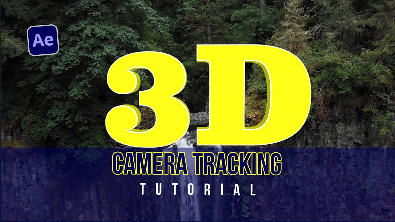 3D Camera Tracking After Effects Tutorial | Camera Fly Through 3D Text