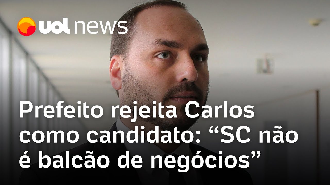 Prefeito de Camboriú rejeita Carlos Bolsonaro como candidato a Senado: 