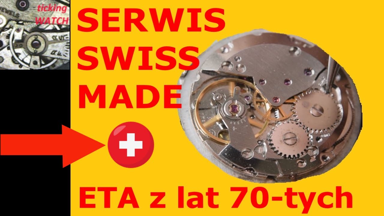 Czy najlepsze? Renowacja zegarka Swiss Made z lat 70-tych mechanizm ETA 2763 | Demontaż mechanizmu