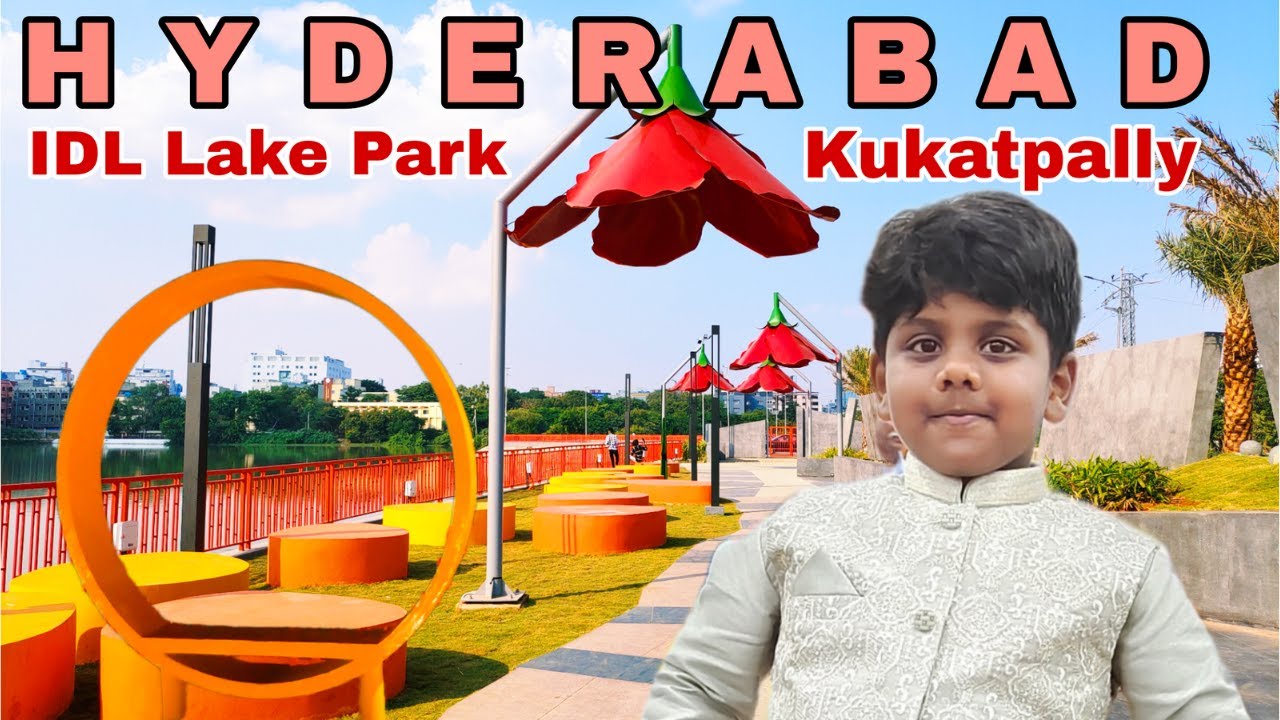 Rangadhamuni Lake Front Park (IDL Lake Park) | Kukatpally | Hyderabad | 4K Video
