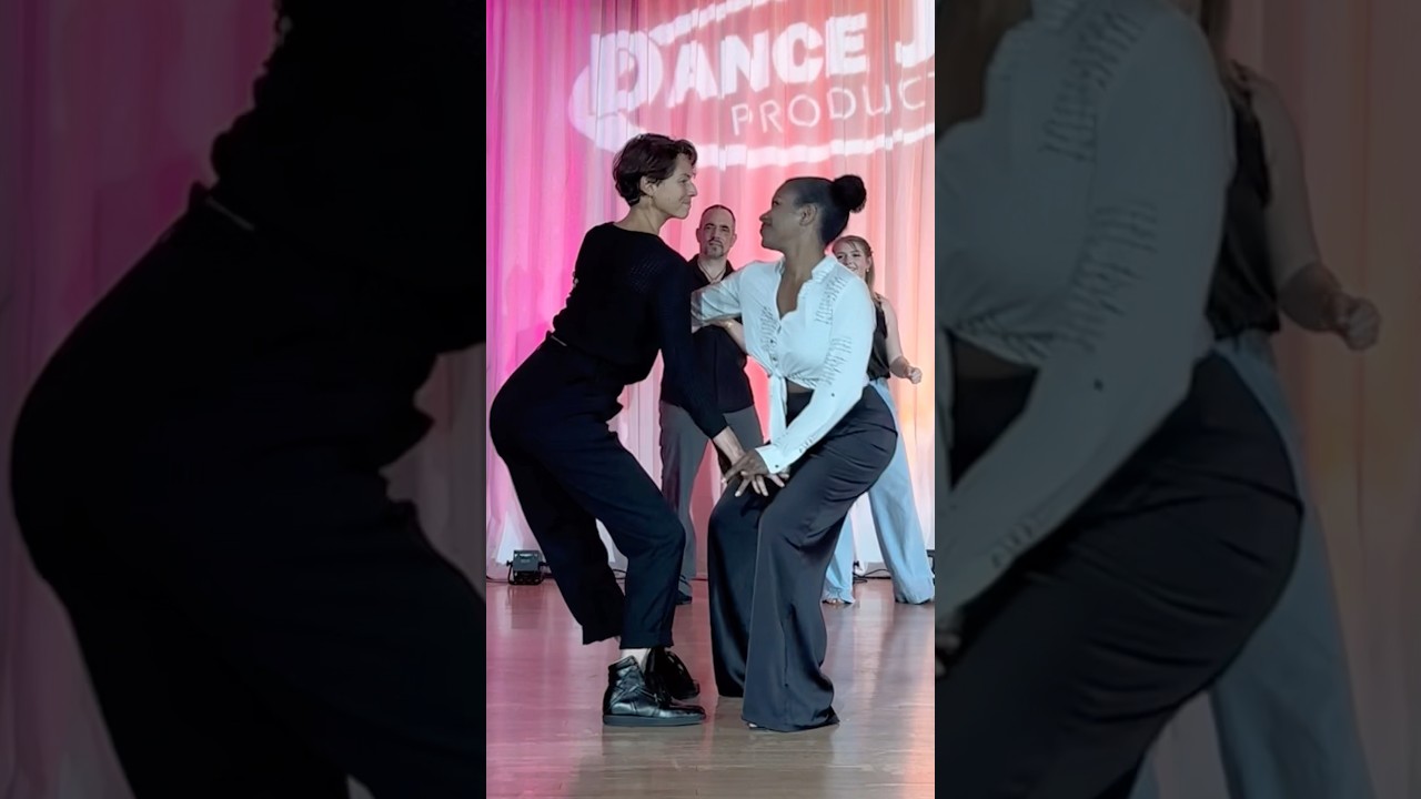 A dance that felt like water 💙 Connected flow with Erica Smith ! #dance #westcoastswing #improv