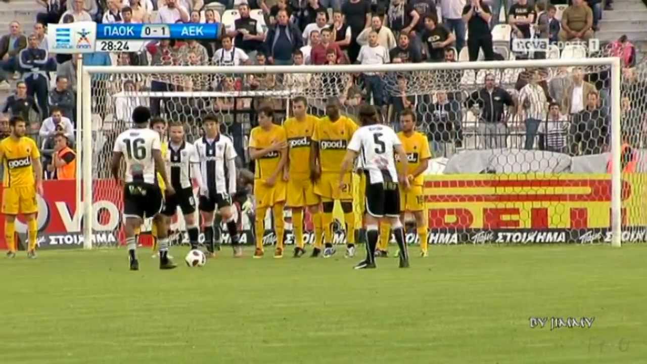 PAOK AEK 2-1 P/O 2010/11