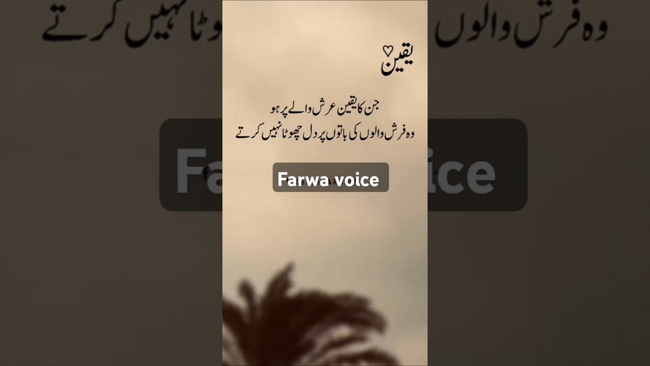 believe #farwavoice #naatsharif #believeinallah #quotes #quran #wazif #whatsappstatus