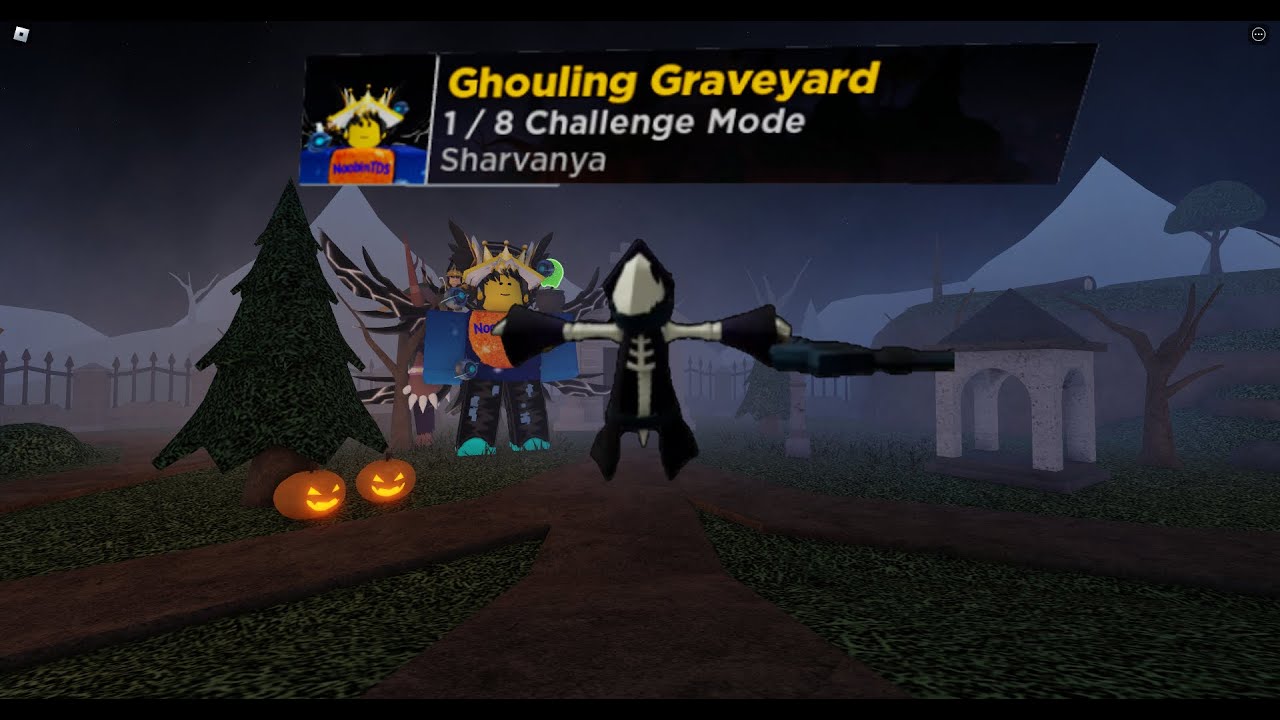 Ghouling Graveyard Medium Solo Tower Heroes
