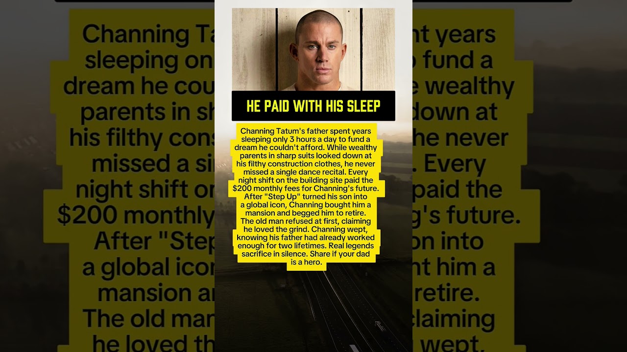 HE PAID WITH HIS SLEEP. Channing Tatum #stories #news #celebrity #hollywood