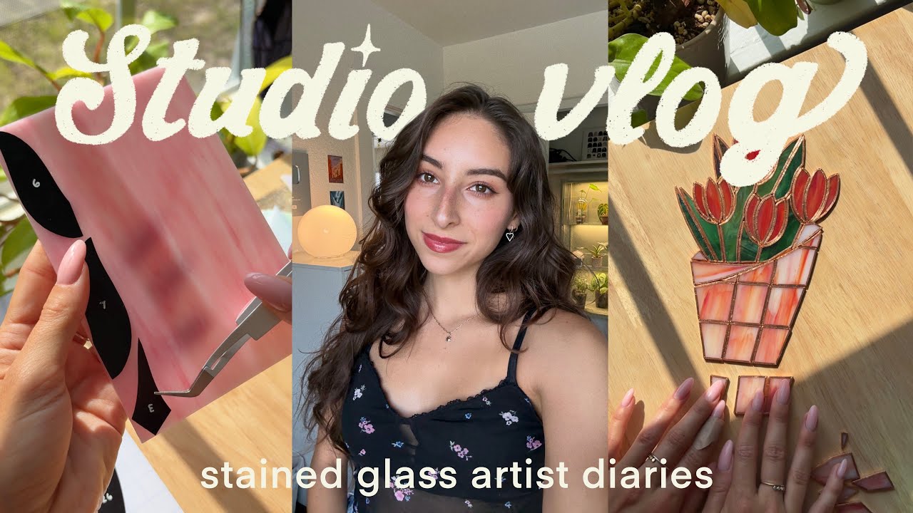 stained glass artist diaries ✦ shop drop & studio updates