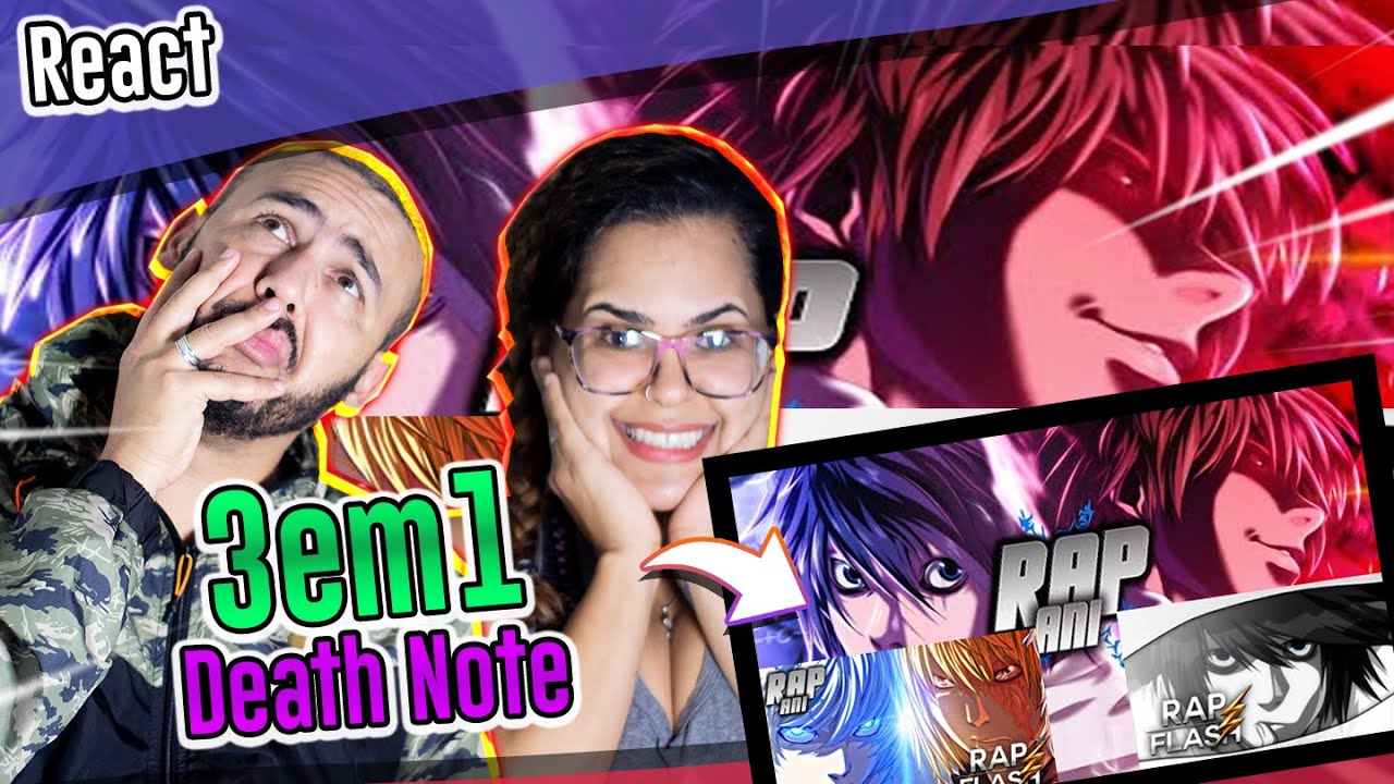 REACT - Rap Kira e L A Verdadeira Justiça | Inteligência elevada | Mello e Near Venceremos esse Jogo