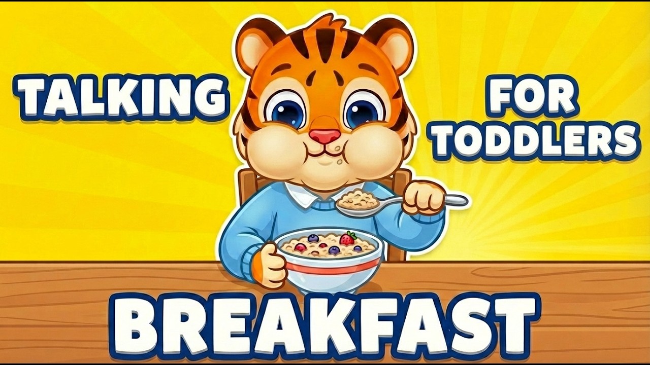BREAKFAST | Baby Learning First Words | Learn to Talk For Babies |