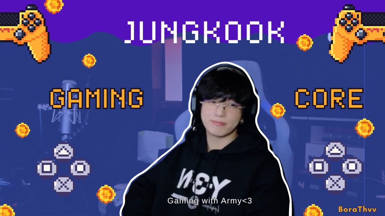 Jungkook gaming core!!!