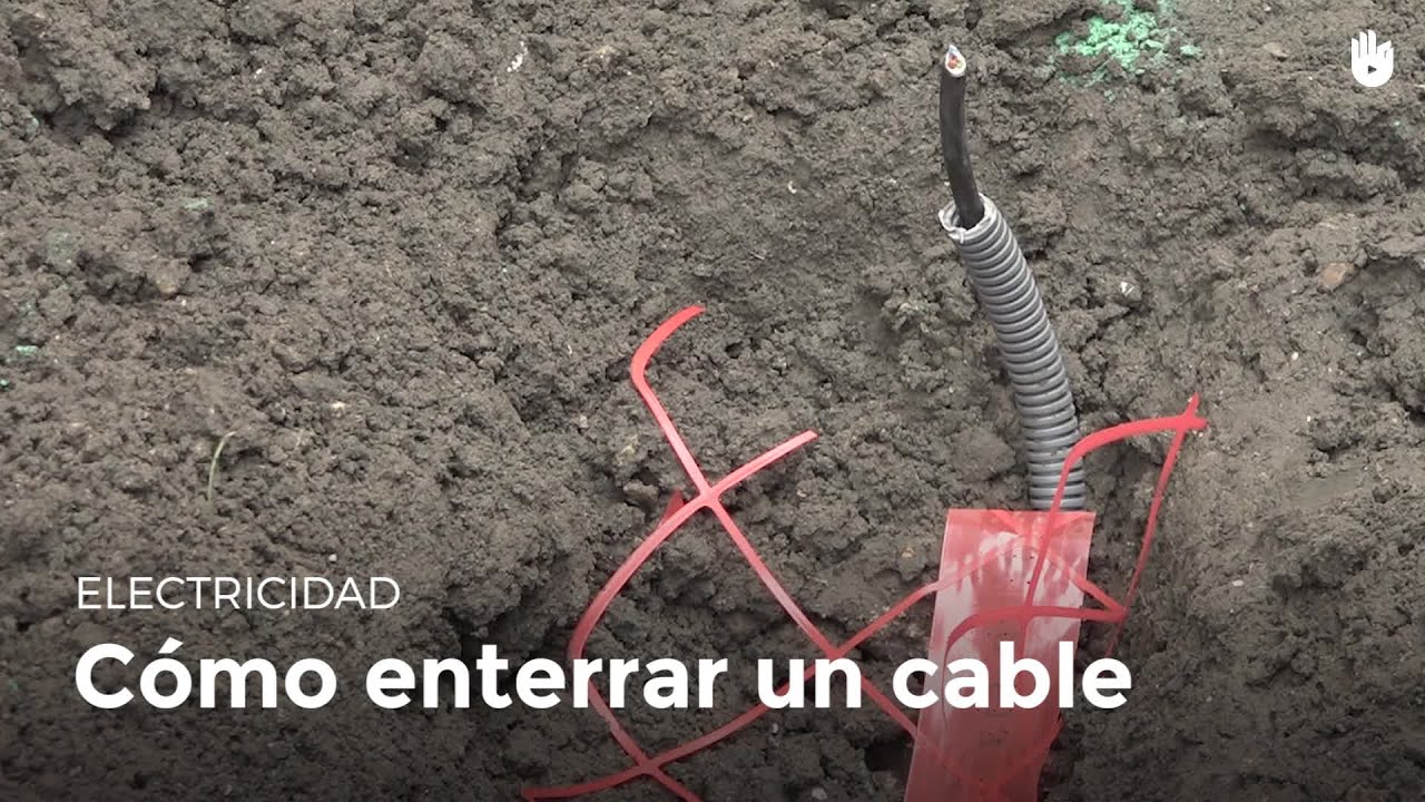 Cómo enterrar un cable eléctrico | Electricidad