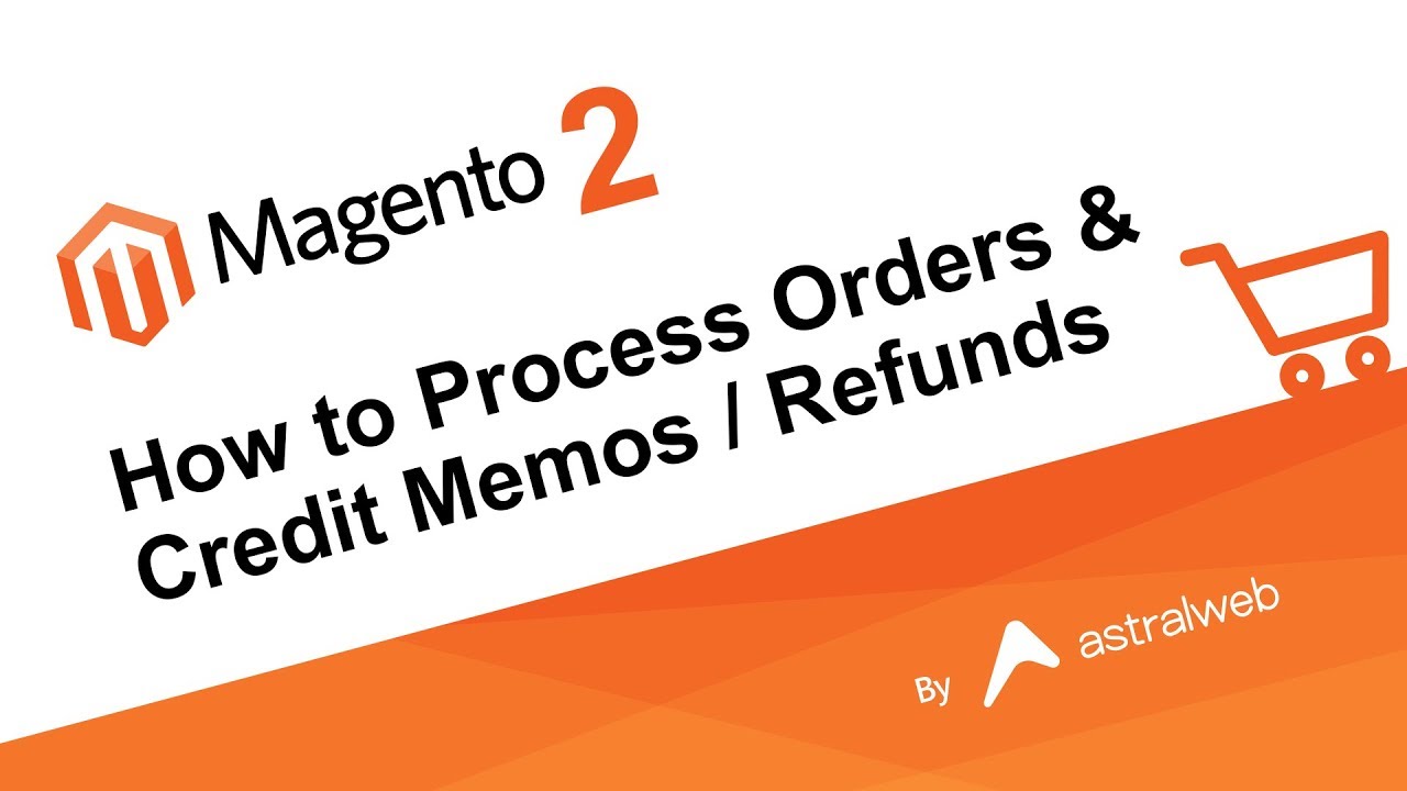 Magento 2 How to Process Orders & Credit Memos / Refunds