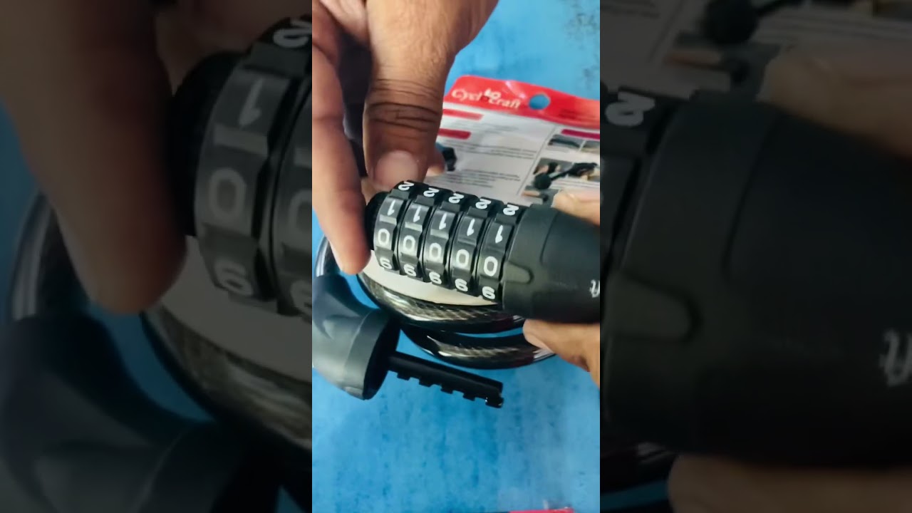 How to change the password of your lock 👍 #bicycle #lock #password #change #do 👍￼