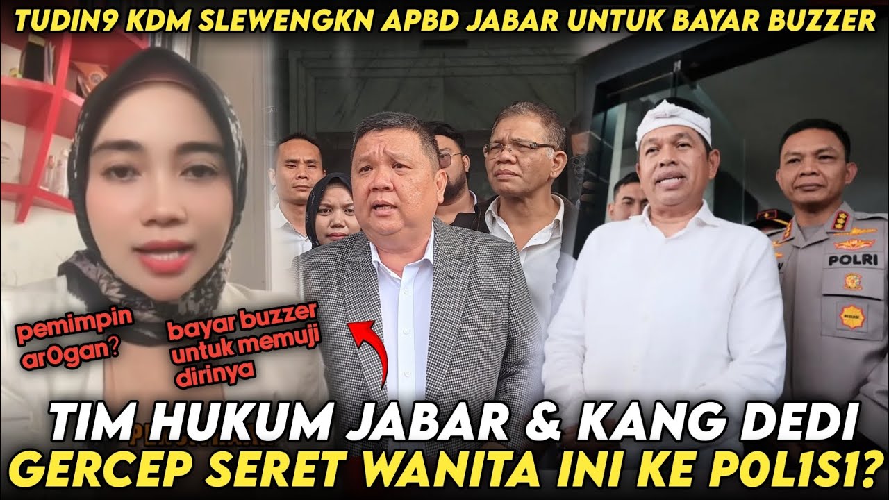 TUDIN9 KDM SLEWENGKAN APBD JABAR UNTUK BAYAR BUZZ*R TIM HUKUM JABAR DAN KDM GERCEP LAPOR KE P0L1S1?