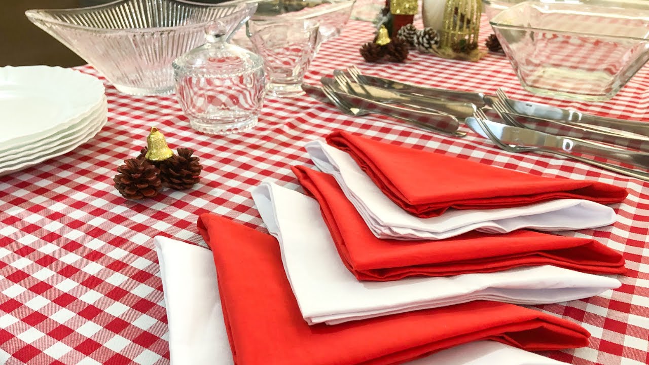 COMO  MONTAR O SERVIÇO À AMERICANA PARA A CEIA DE NATAL | MESA POSTA PARA INICIANTES