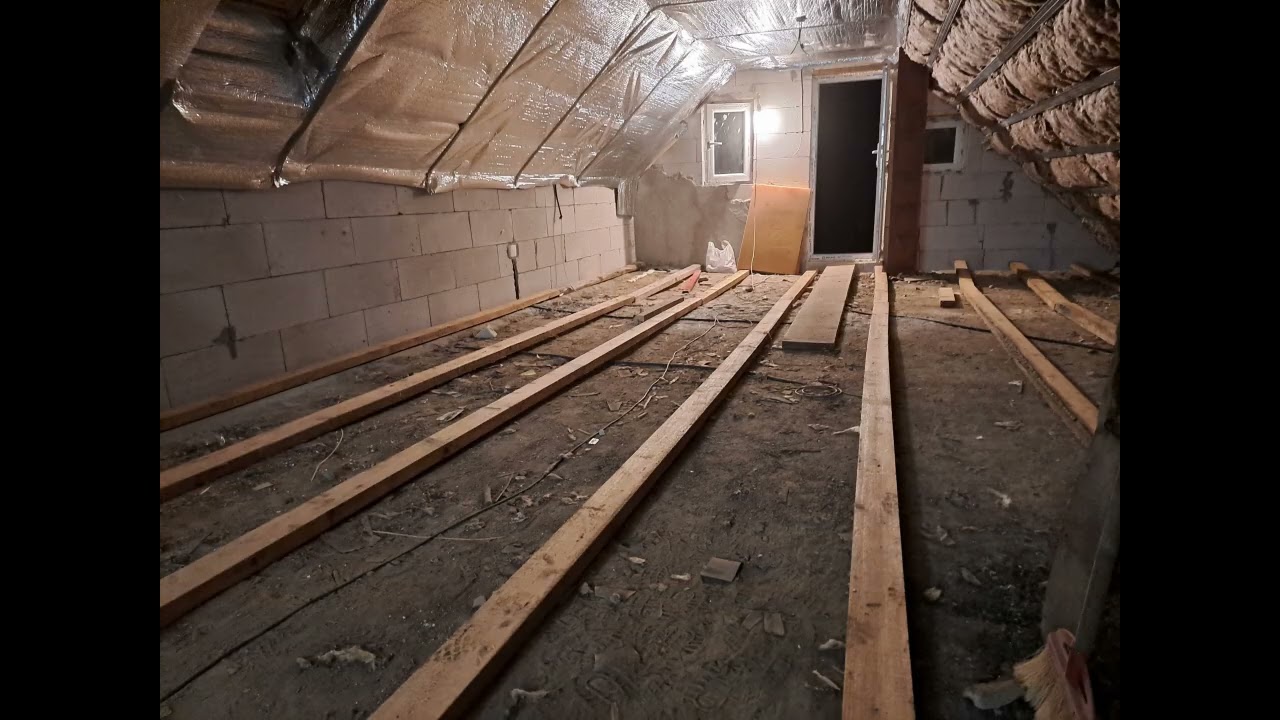 Am facut mansarda fara mesteri ! 3 camere complete de la zero