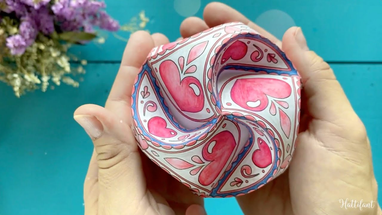 Hattifant | ORIGINAL Triskele Paper Globe Bundle - No5 - Hearts - Tutorial