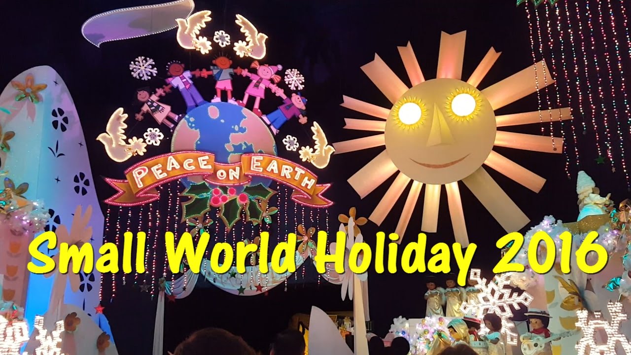 Disneyland It's a Small World Holiday 2016 POV HD