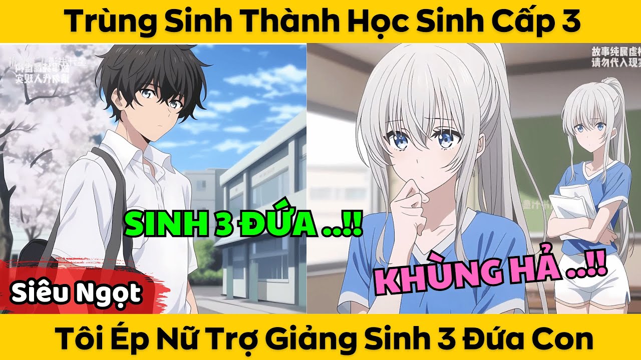 Trùng Sinh Thành Học Sinh Cấp 3 - Tôi Ép Nữ Trợ Giảng Sinh 3 Đứa Con
