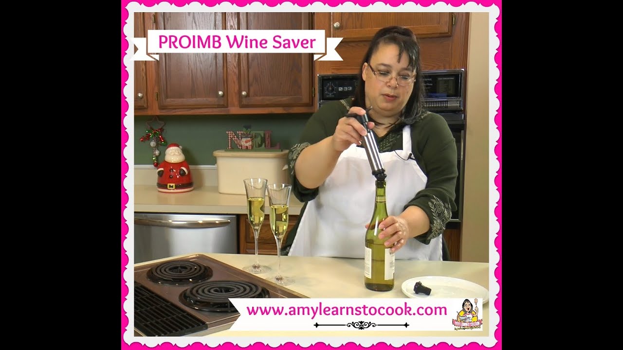 PROIMB Wine Saver & Stopper ~ Vacuum Pump Wine Preservation Product Test and Review