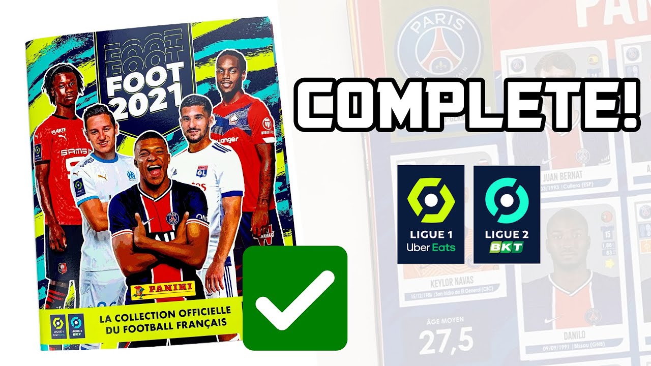 *COMPLETE* PANINI FOOT LIGUE 1 2020/21 STICKER ALBUM!! (ALBUM SHOWCASE!!)