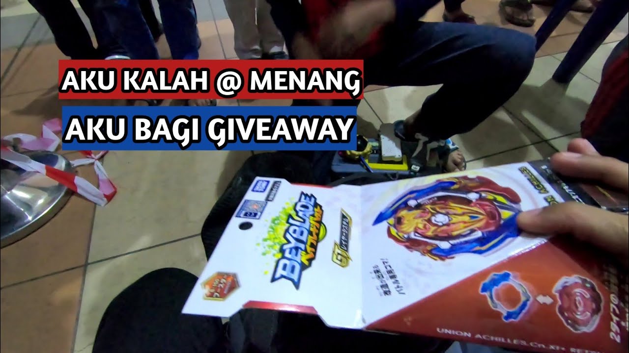 MEMBURU BEYBLADE | AKU BAGI GIVEAWAY | BEYBLADE BOSKU