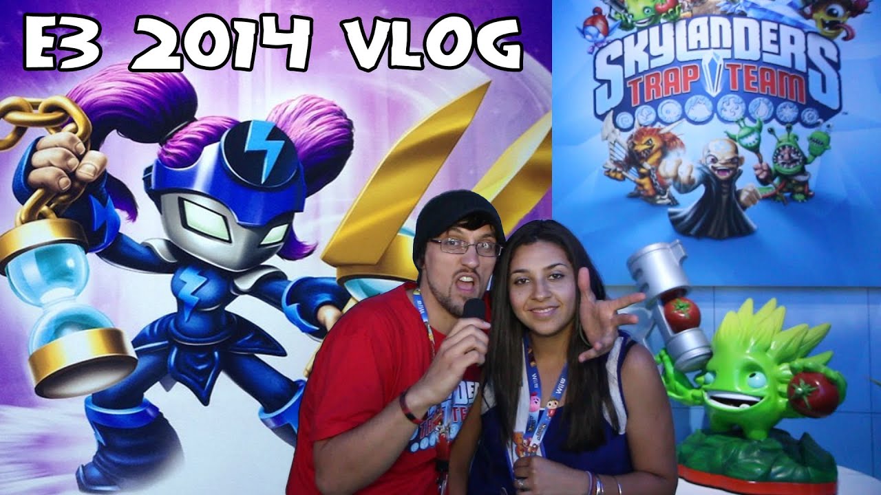 Skylanders Trap Team: E3 2014 Vlog at the Activision Booth w/ Skylander Mom (Deja Vu)