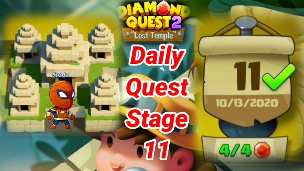 Diamond Quest 2 The Lost Temple Daily Quest 11