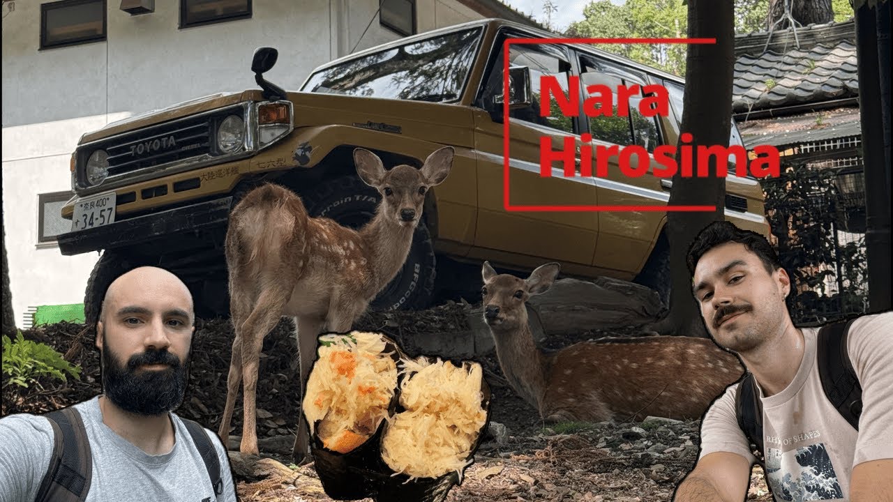 Nara 🦌, Sushi 🍣 y Llegada a Hiroshima [Japón 2025]🇯🇵