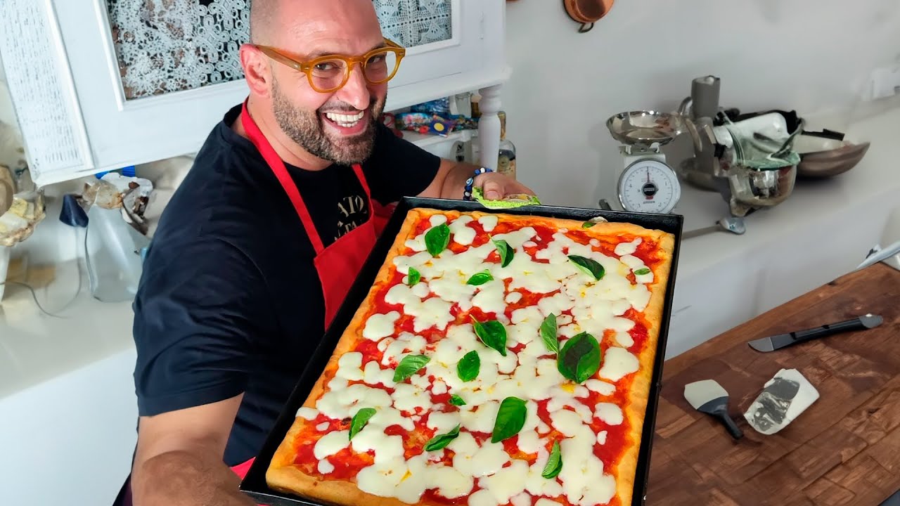 Pizza in teglia in 2 ore - I fornelli di Max
